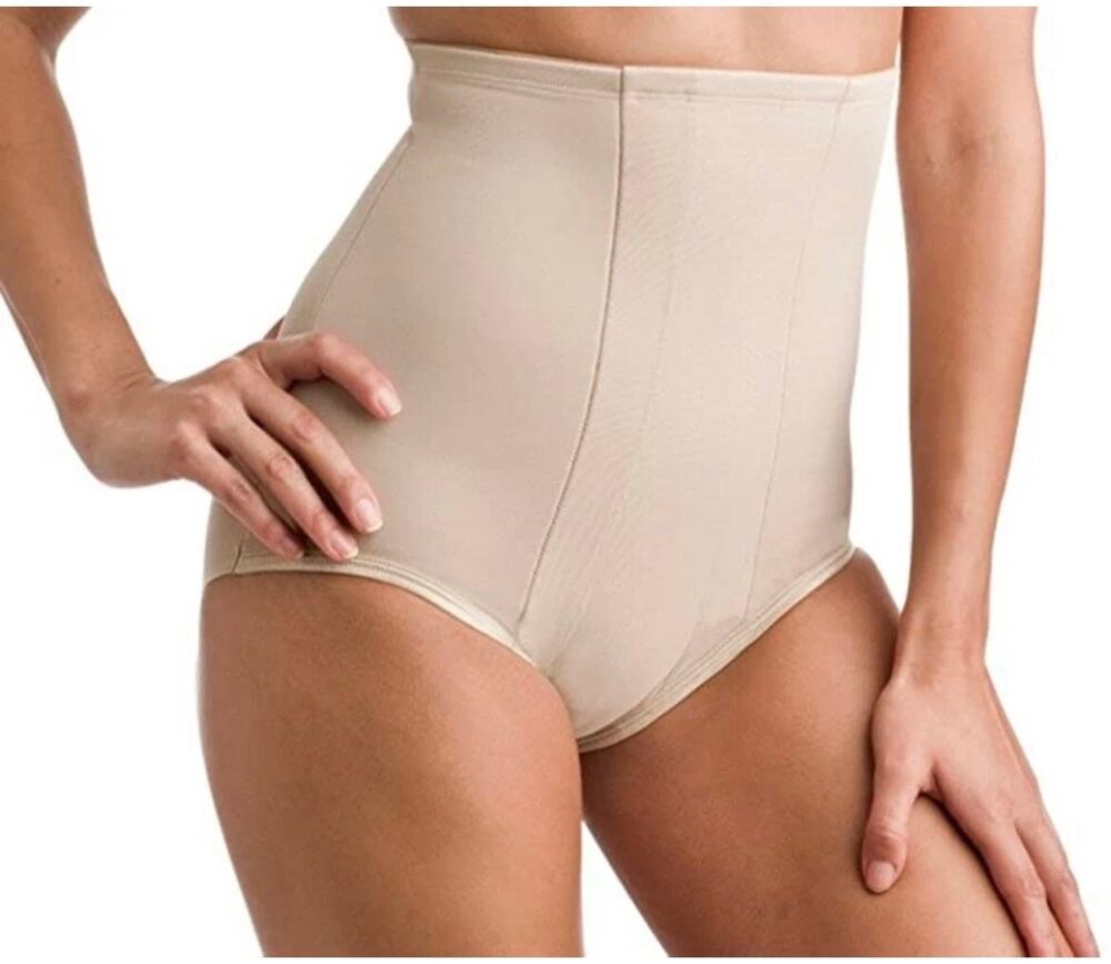Miraclesuit Women's Shape with and Edge Extra Firm High-Waist Brief Shapewear XL